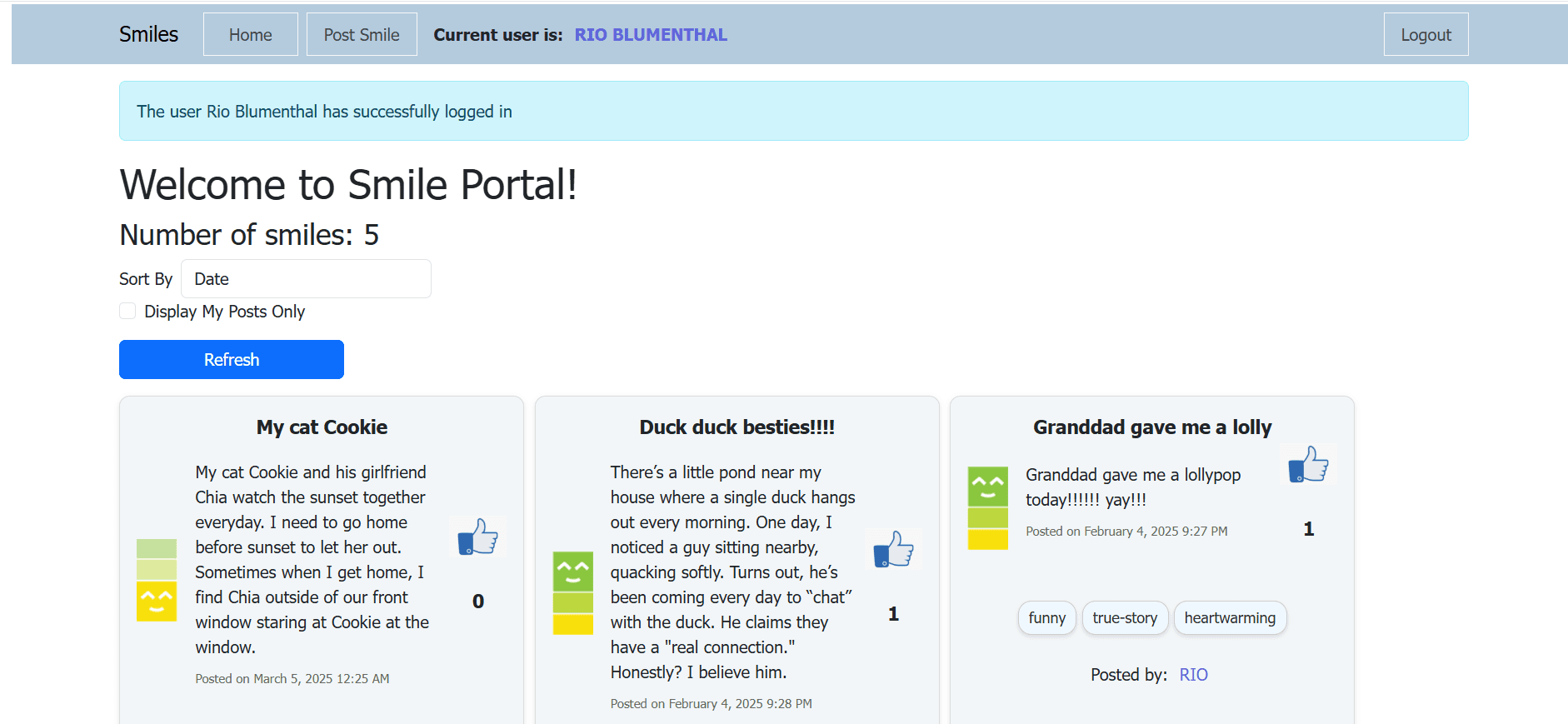 PostSmiles screenshot