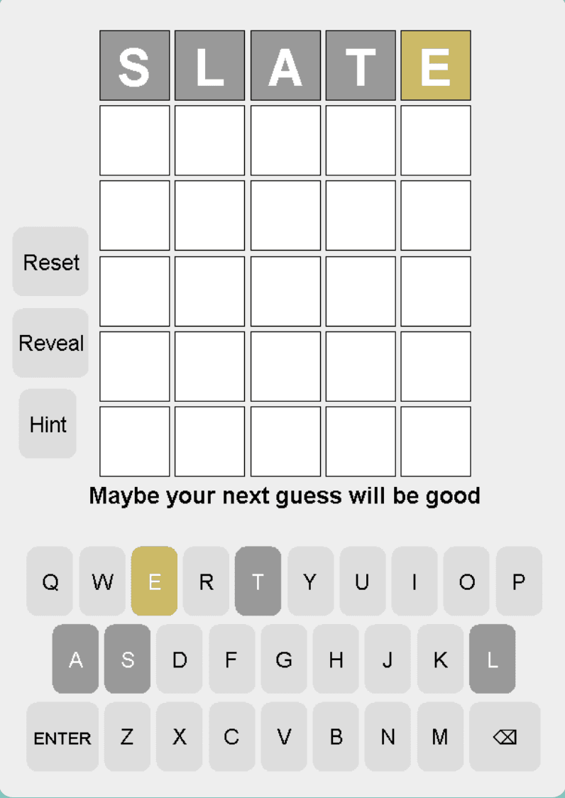 Wordle Unlimited screenshot
